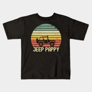 Jeep Pappy vintage Jeep Kids T-Shirt